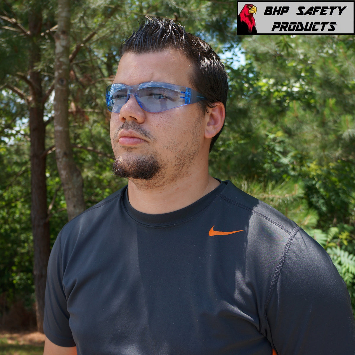 Safety Glasses with Impact-Resistant Polycarbonate Lenses ANSI Z87+