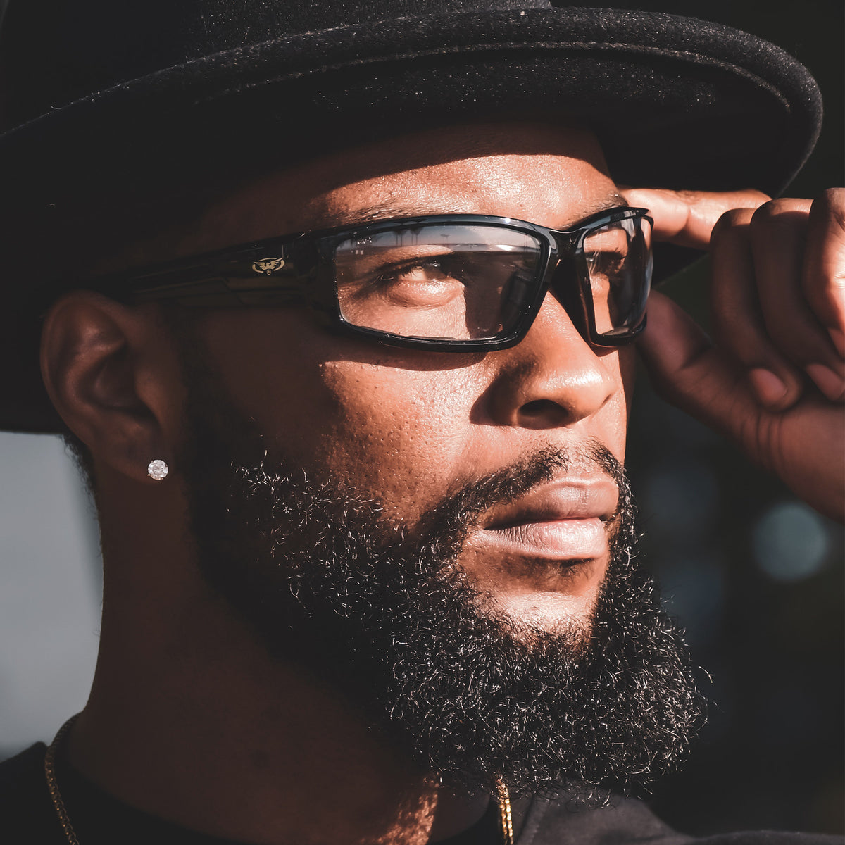 Photochromic Motorcycle Glasses with Padded Frame and UV400 Protection
