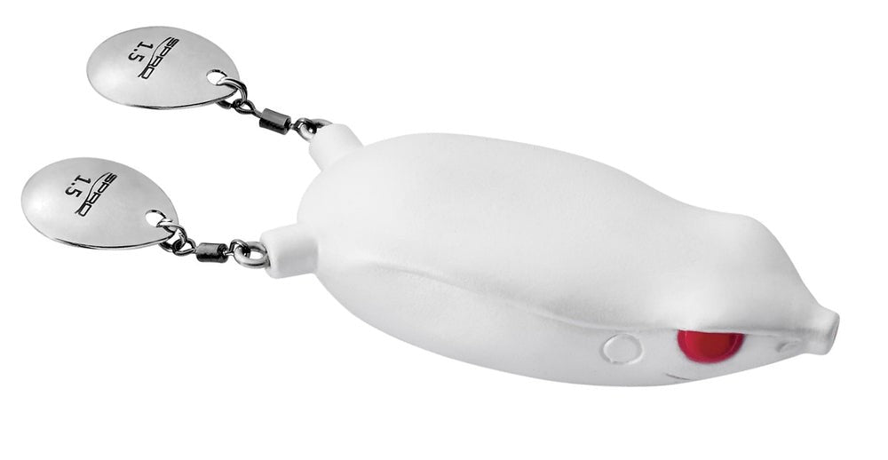 Fishing Topwater Frog Lure with Colorado Blade Legs - Multiple Colors