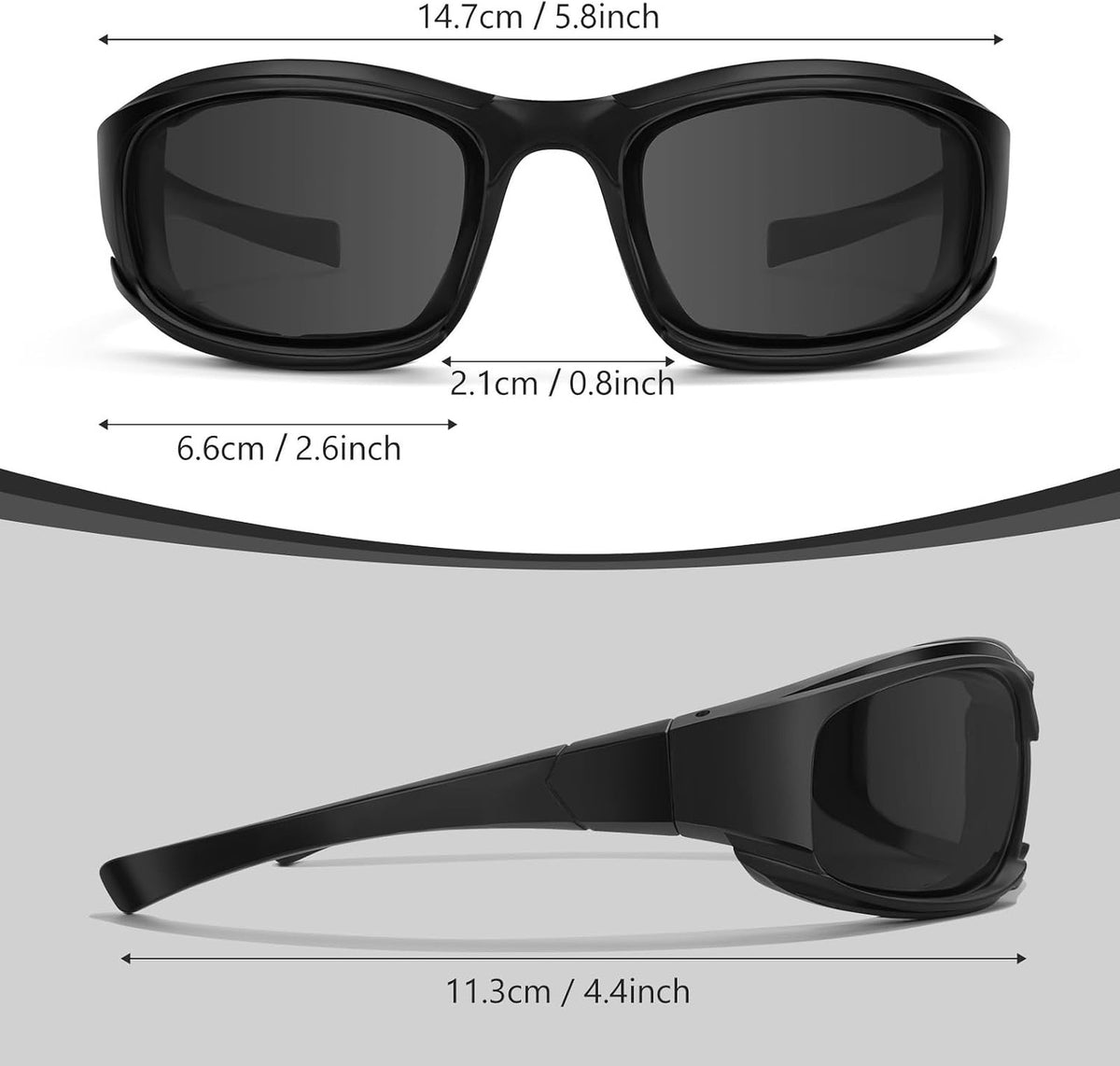 Motorcycle Goggles UV Protection Dustproof Windproof Lightweight HD Lenses