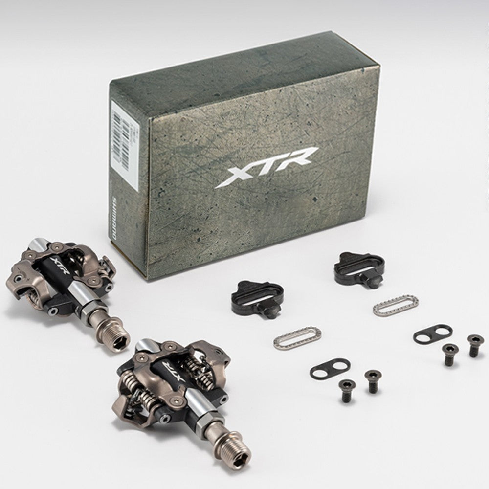 Shimano XTR Race MTB Clipless Pedals with SH51 Cleats for Cross-Country Riding