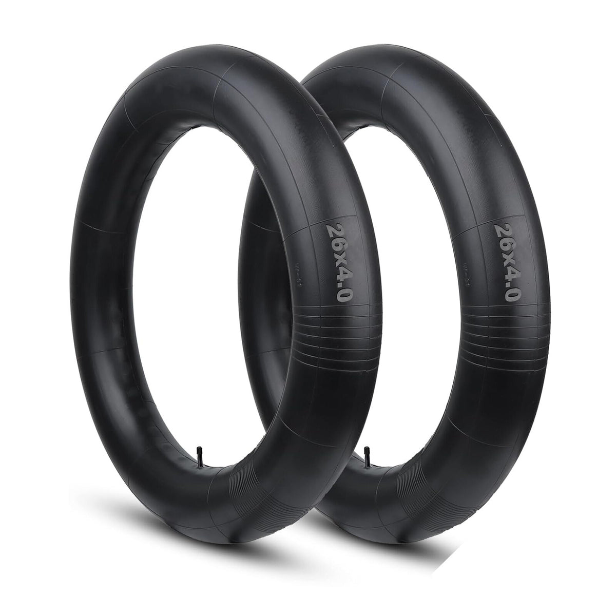 2-Pack 26x4 Fat Bike Inner Tubes - Heavy Duty Bicycle Tubes for Fat Tires