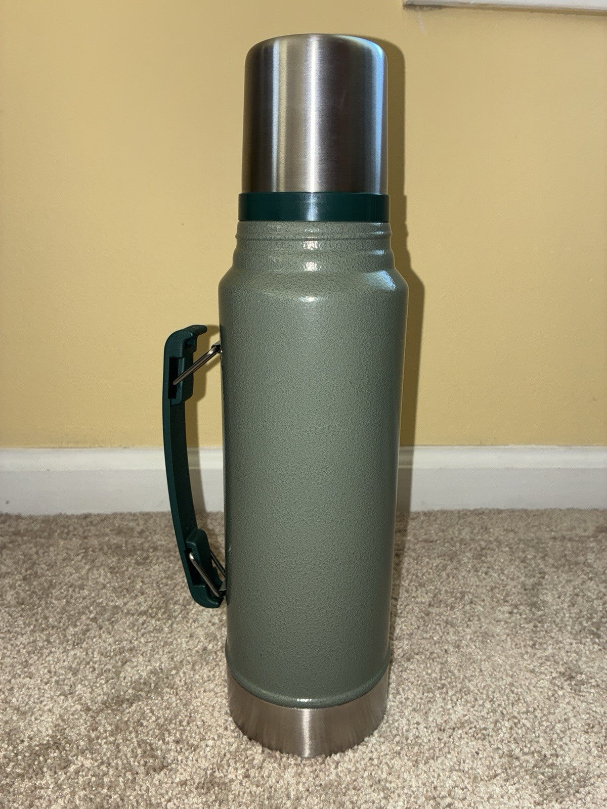 Stanley Classic Vacuum Bottle 1.1 Qt Stainless Steel Insulated Water Bottle