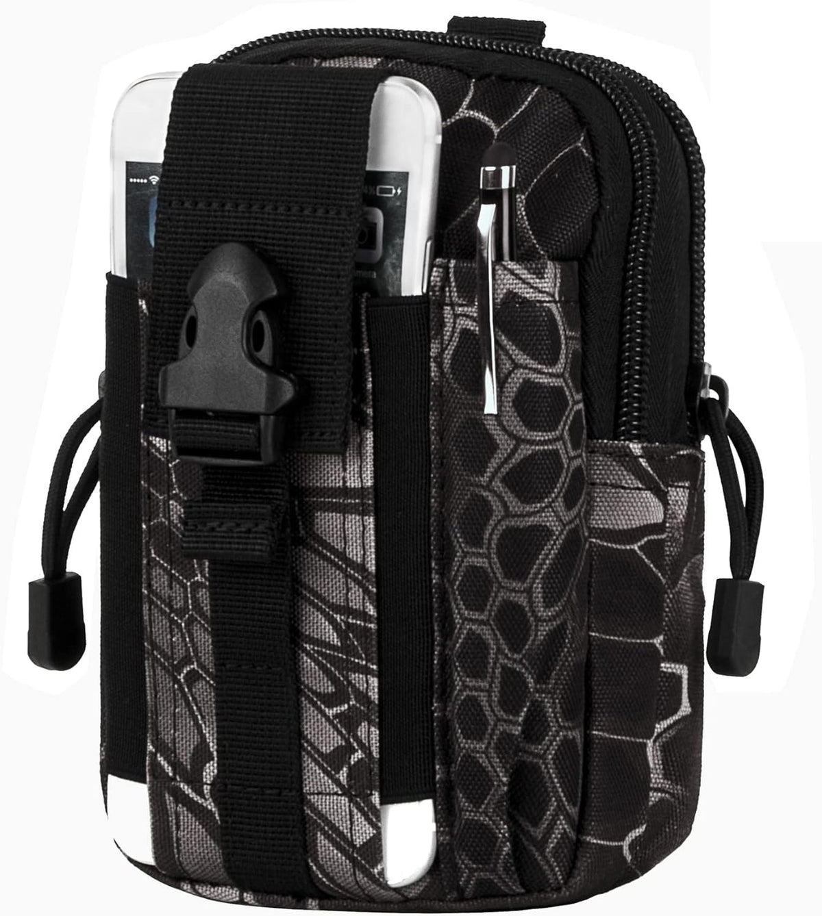 Tactical Molle Waist Pouch Utility Belt Bag Phone Holster for Outdoor & Work