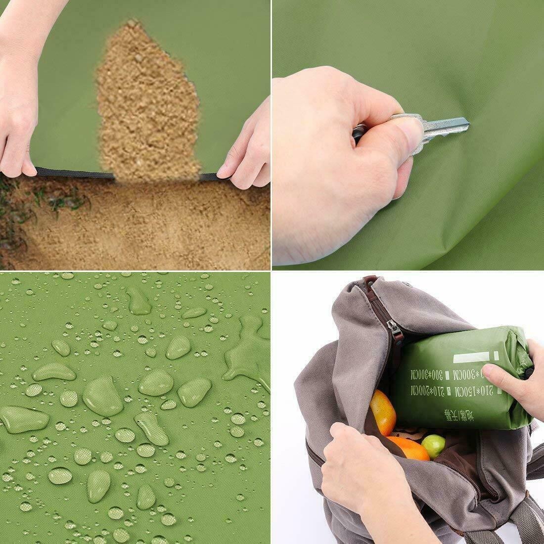 Waterproof Camping Tarp Shelter for Outdoor Backpacking and Rain Protection