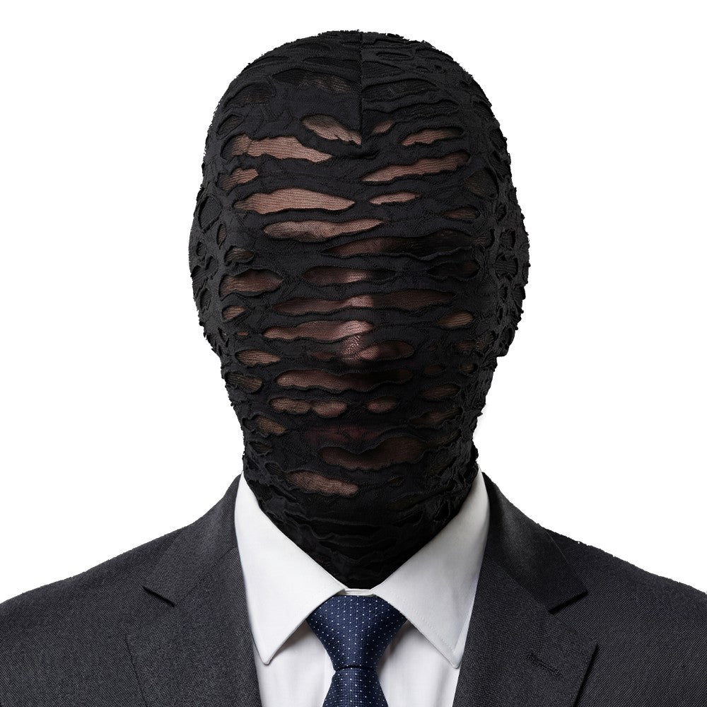 Full Face Mask Halloween Masquerade Mesh Cosplay Hood Unisex Costume Accessory
