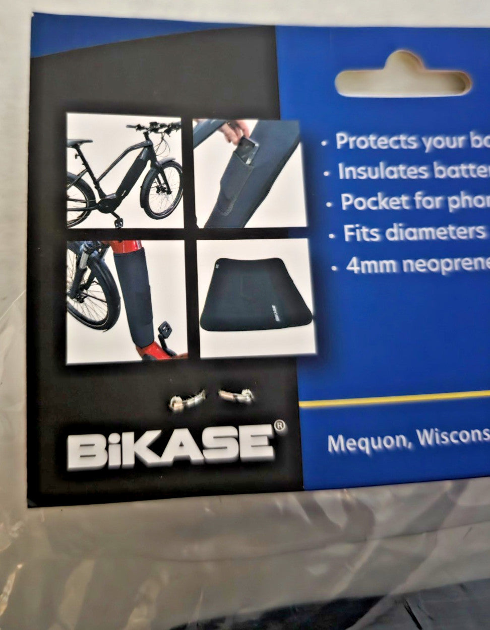 Ebike Battery Cover Waterproof Neoprene Large Bike Battery Protector