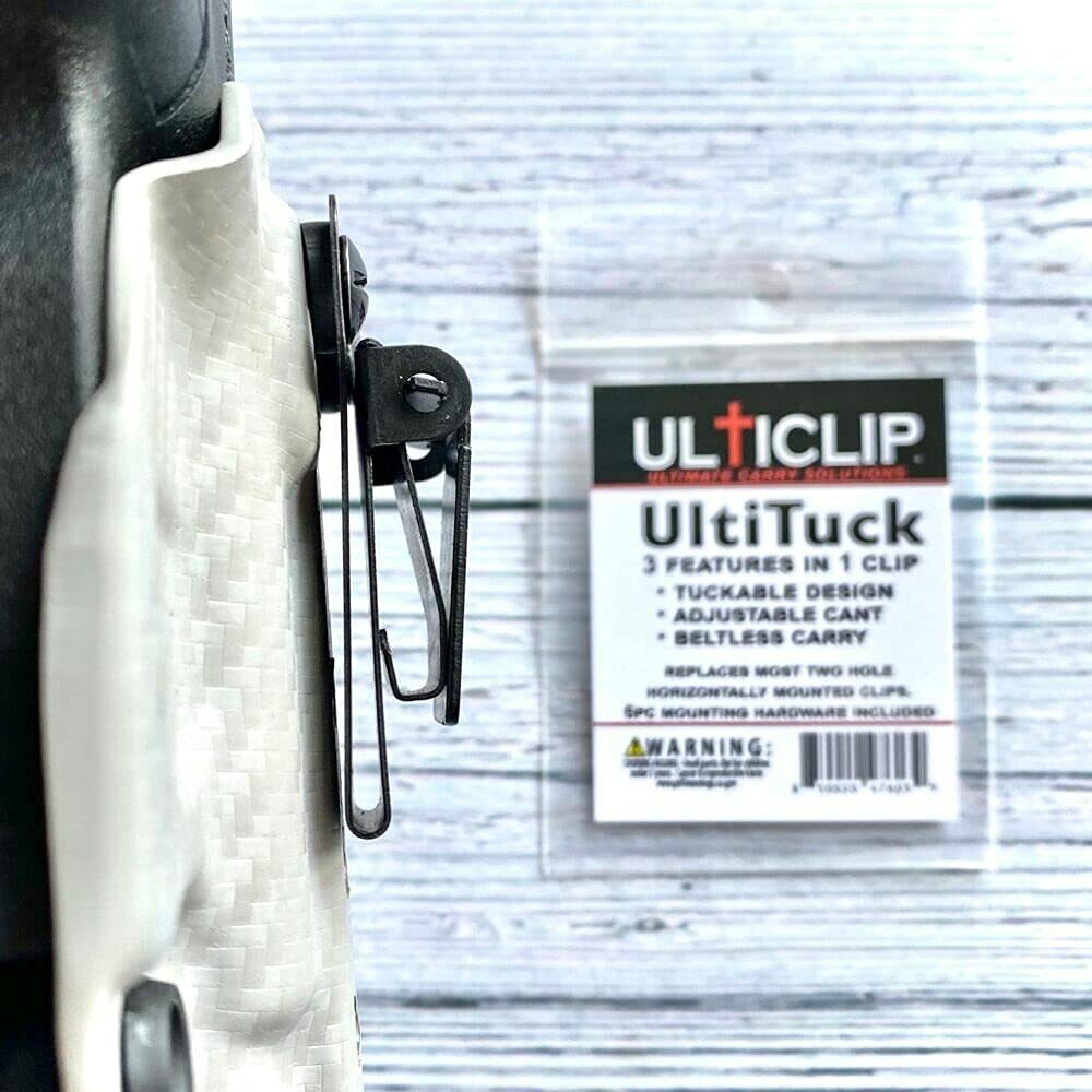 Ulticlip UltiTuck Holster Clip Tuckable Beltless Adjustable IWB