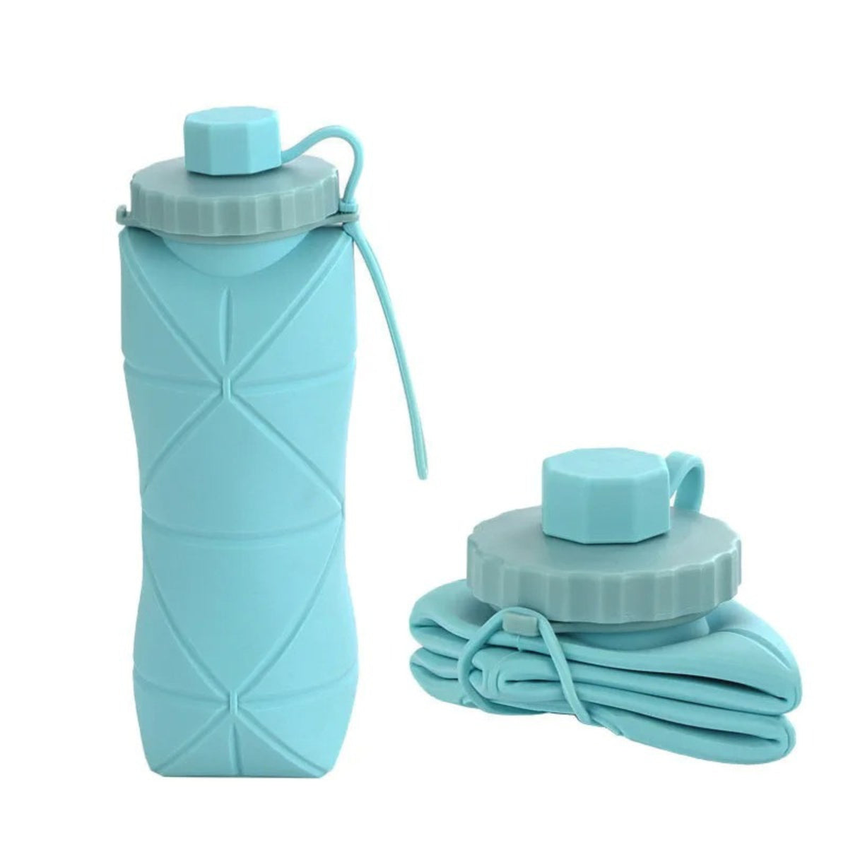 Collapsible Water Bottle - Reusable Silicone Travel & Outdoor Drink Container
