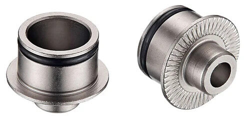 Bike Hub Conversion Adapter - 15mm Thru-Axle to Quick Release Silver