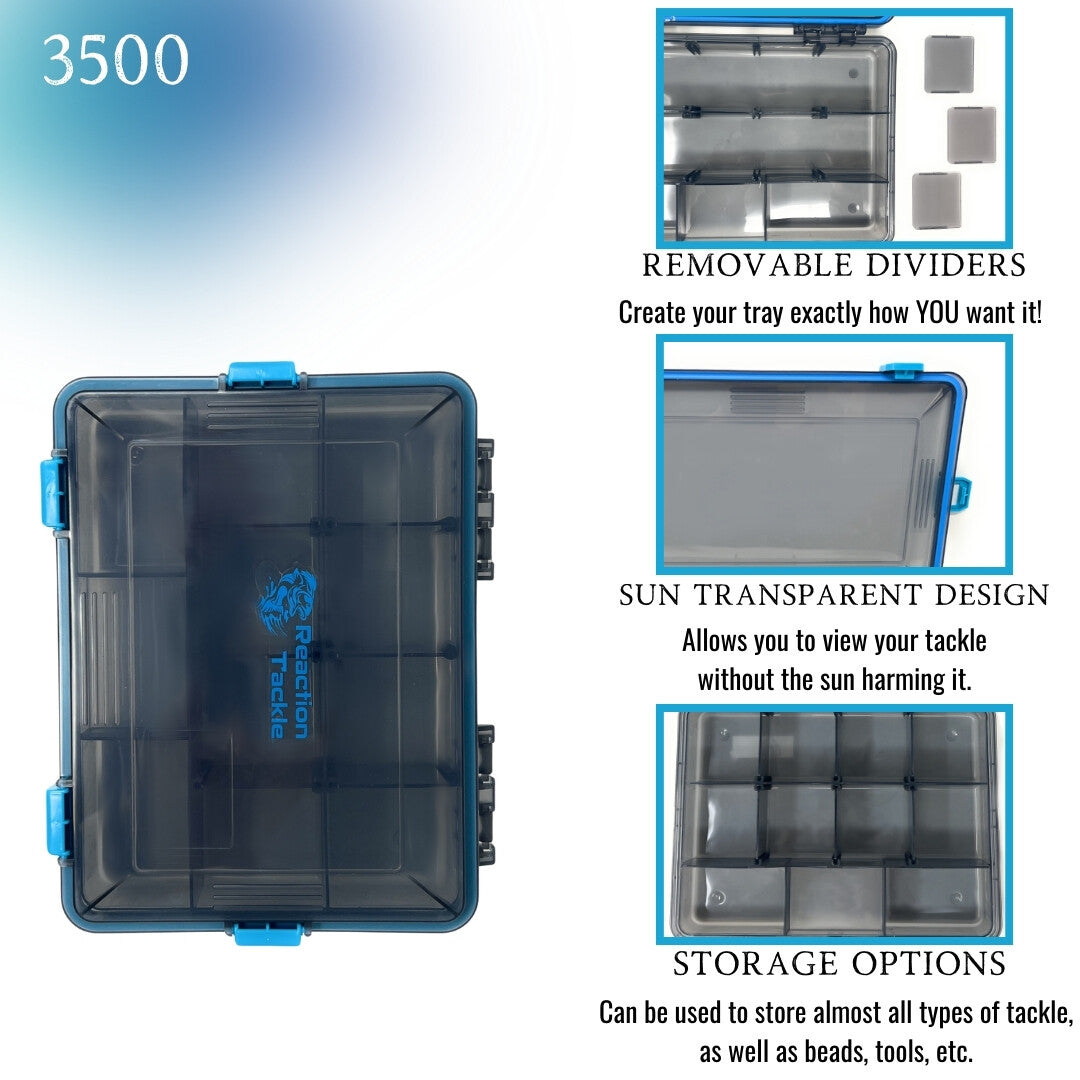 Fishing Tackle Box Trays 4 Pack - Organize Lures, Hooks & Accessories