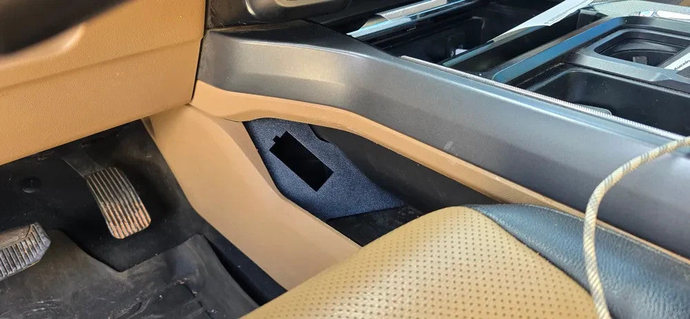 Ford F250 F350 Concealed Side Arm Holster - Hidden Pistol Mount 2023-2026