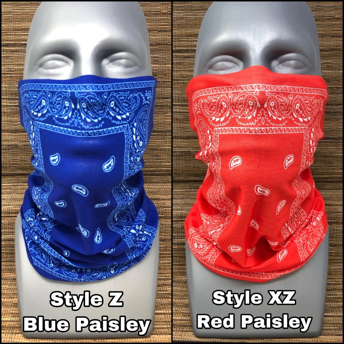 Unisex Multi-Functional Face Mask Gaiter Balaclava Neck Cover for Motorcycle & Outdoors