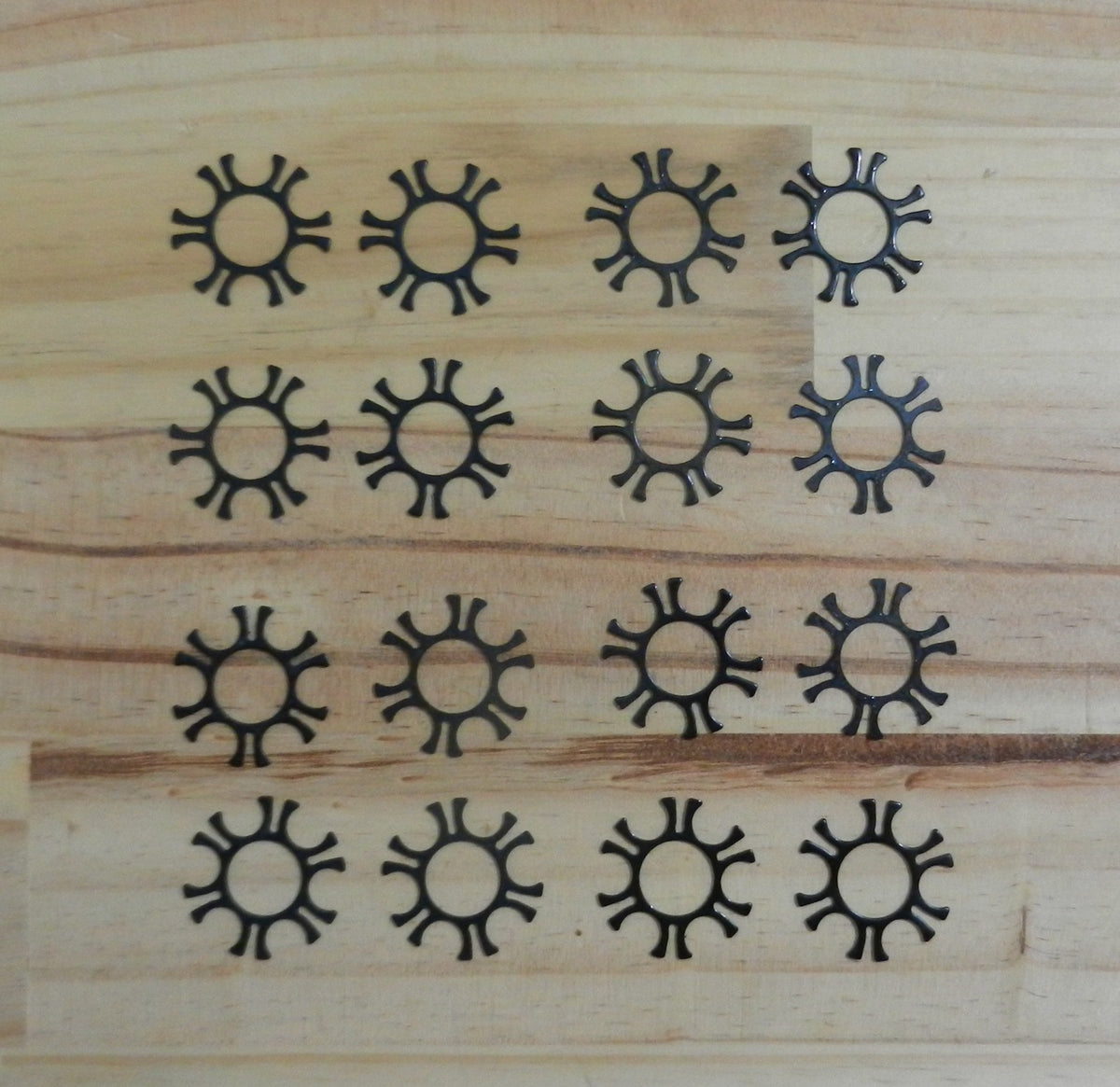 Moon Clips for 10mm Handguns - Holds 6 Rounds, Pack of 16