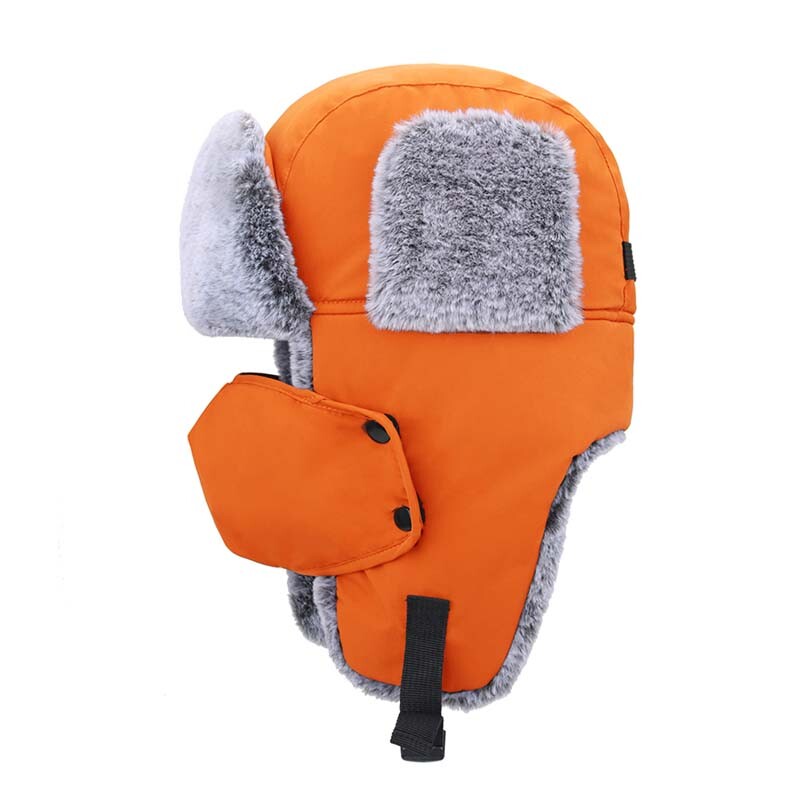 Unisex Winter Windproof Earflap Hat with Face Mask for Snow & Skiing