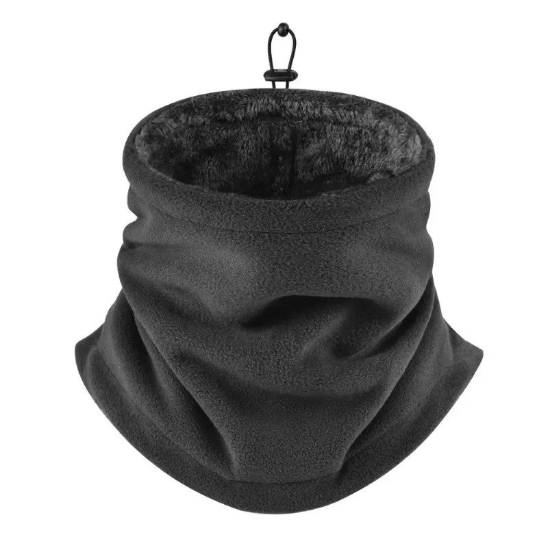 Winter Neck Warmer Mask with Fleece Lining Adjustable Gaiter Thick Scarf