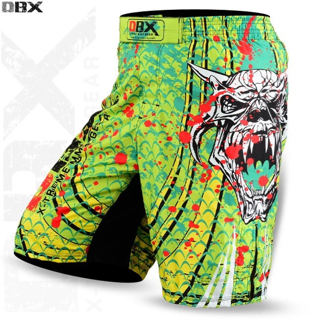MMA Kick Boxing Shorts Cage Fighter Grappling Fight Gear Satin Training Shorts