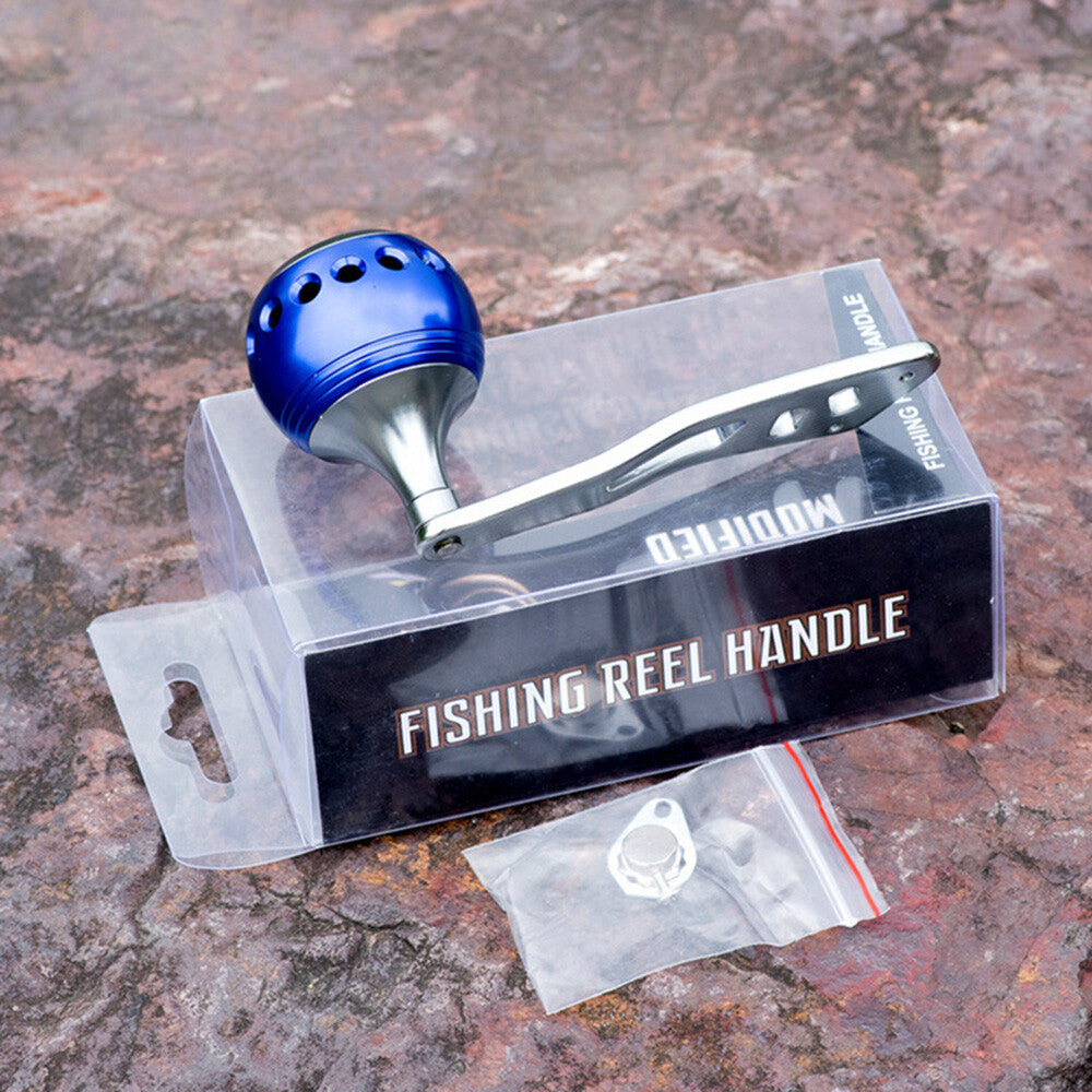 Fishing Reel Handle Micro Jigging Grip for Baitcasting Reels Aluminum Durable Light-Weight