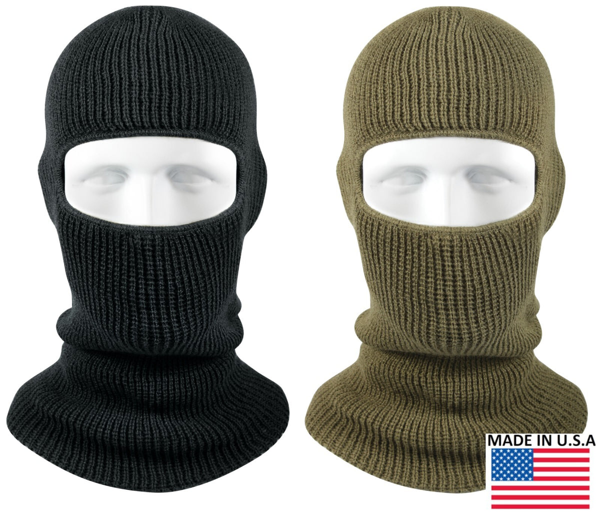 One-Hole Acrylic Balaclava Ski Mask Winter Face Cover Cold Weather