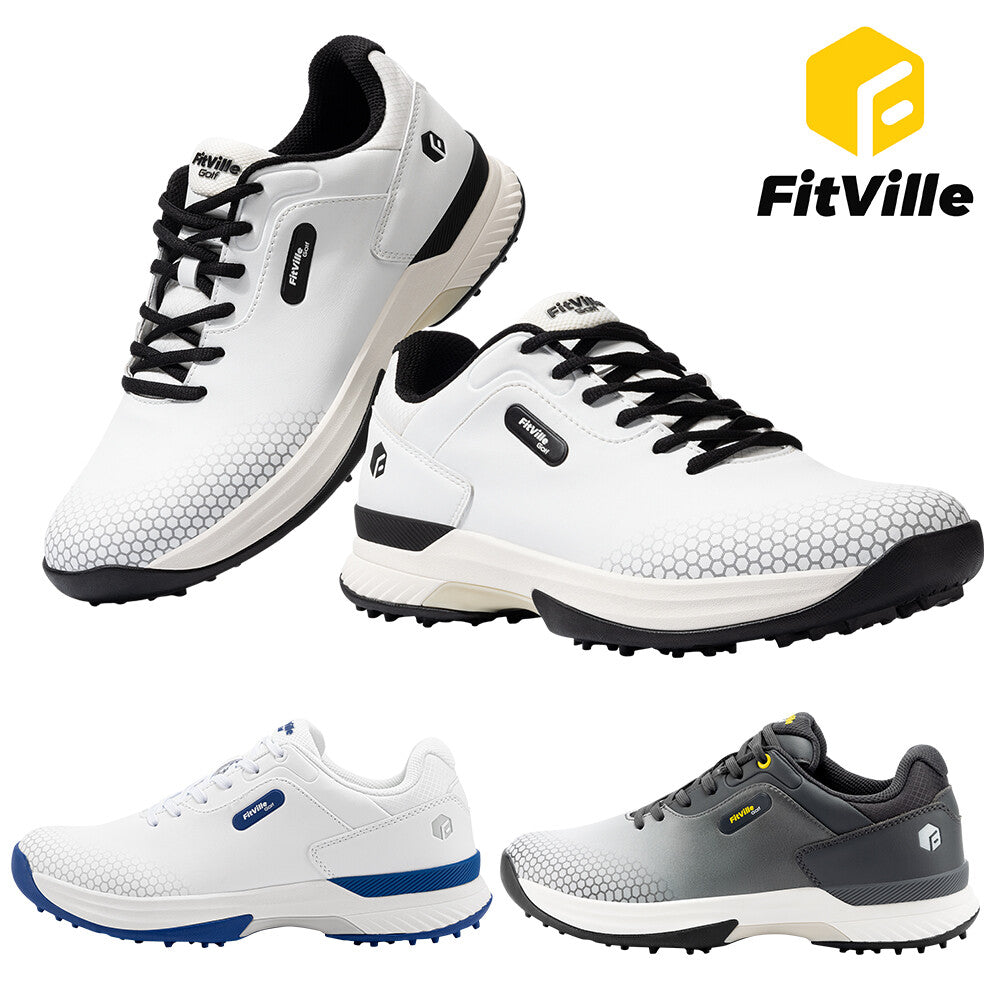 Men's Spikeless Golf Shoes Waterproof Breathable Athletic Sneakers
