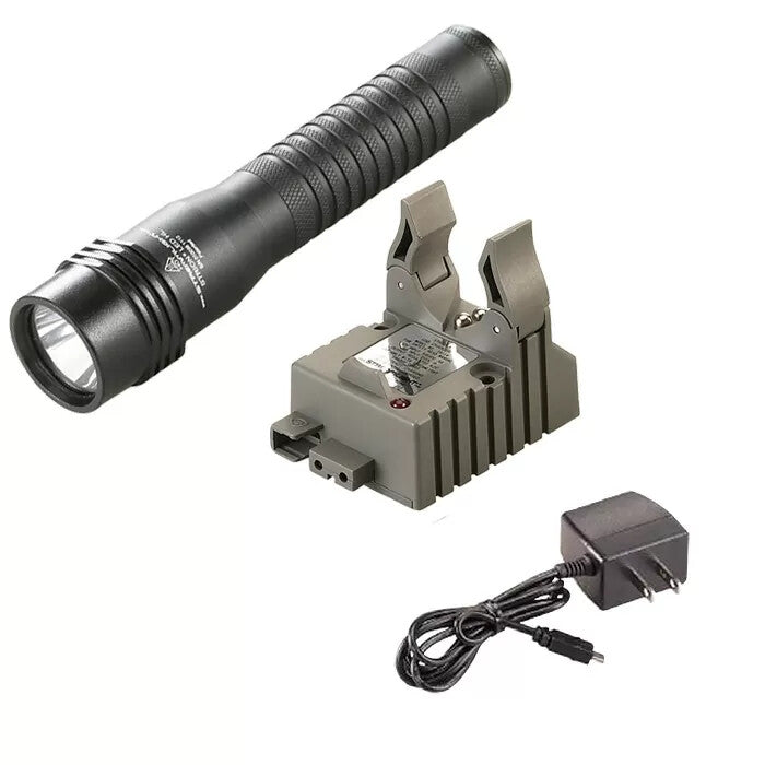 High Brightness LED Flashlight with Multiple Modes and Rechargeable Battery