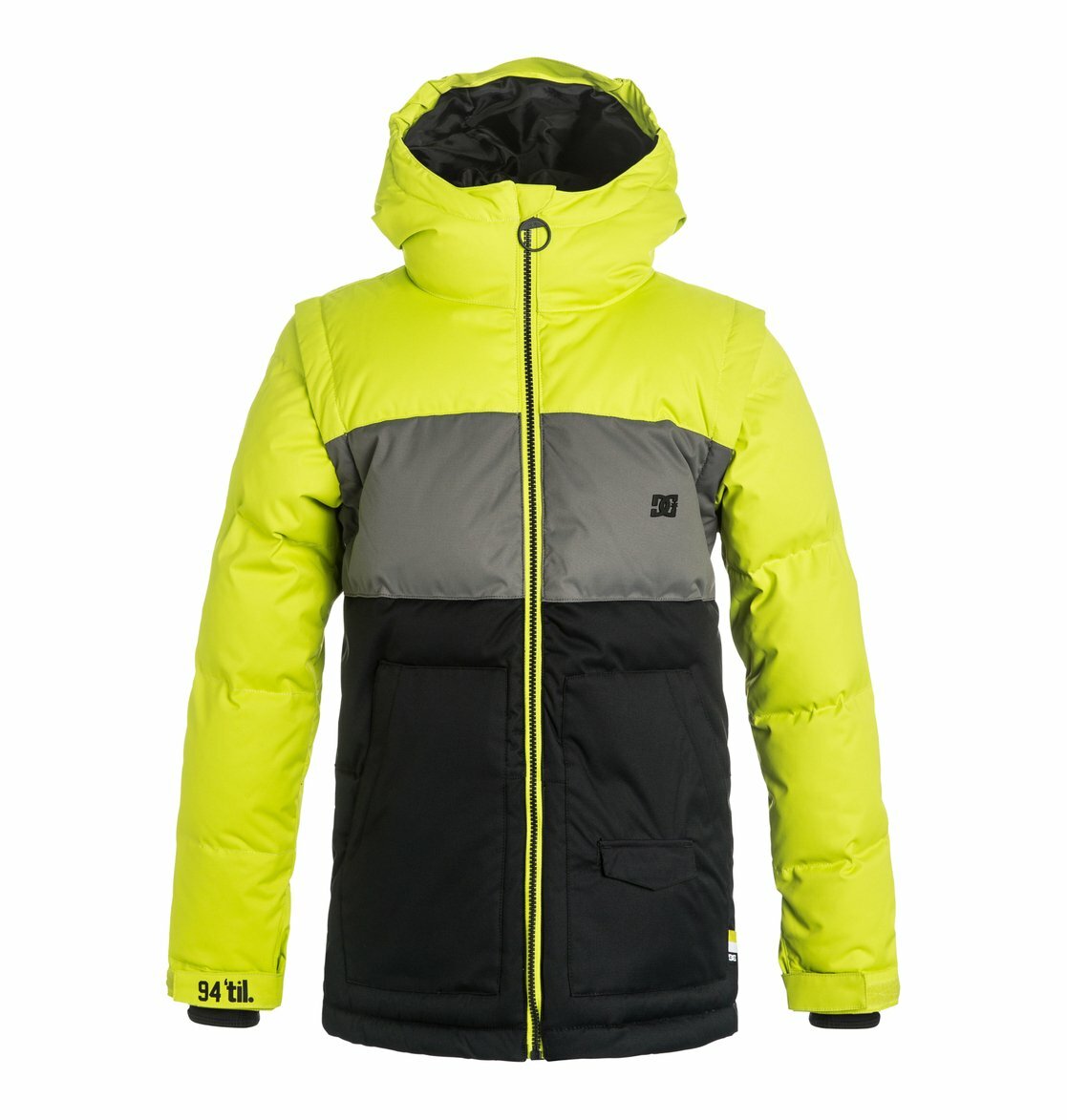 Youth Downhill Snow Jacket with Hybrid Down Insulation - GHA0, XL