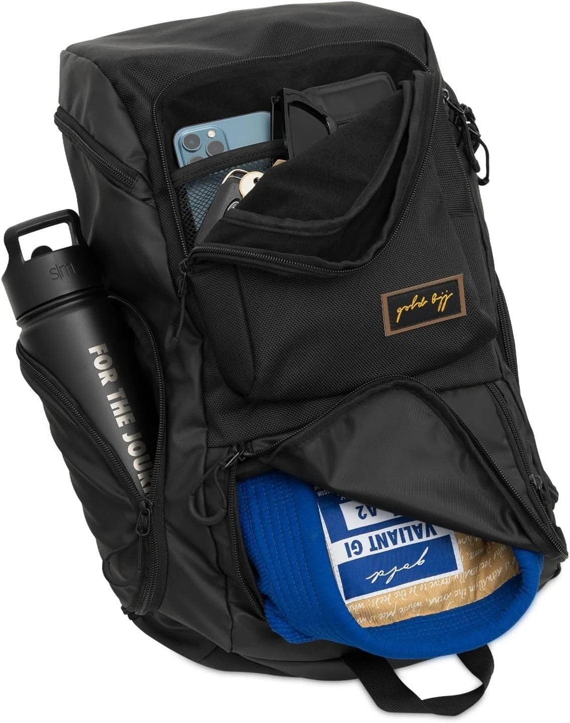 Waterproof Jiu Jitsu Training Backpack with Gi Pocket - Heavy Duty Gear Bag