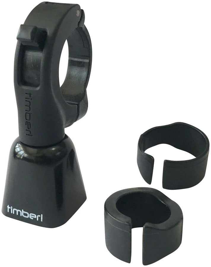 Bike Bell Bolt-On MTB Bell for 35mm Handlebars - Black