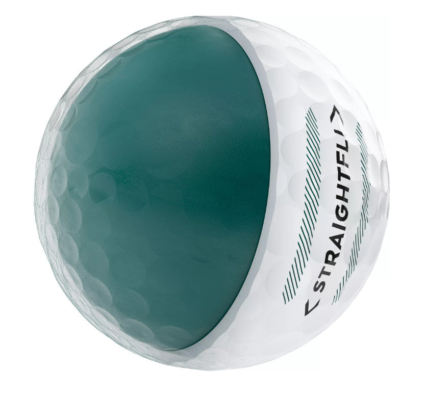 Maxfli Golf Balls Bulk 36 Pack - Gloss White, 20% Straighter Flight