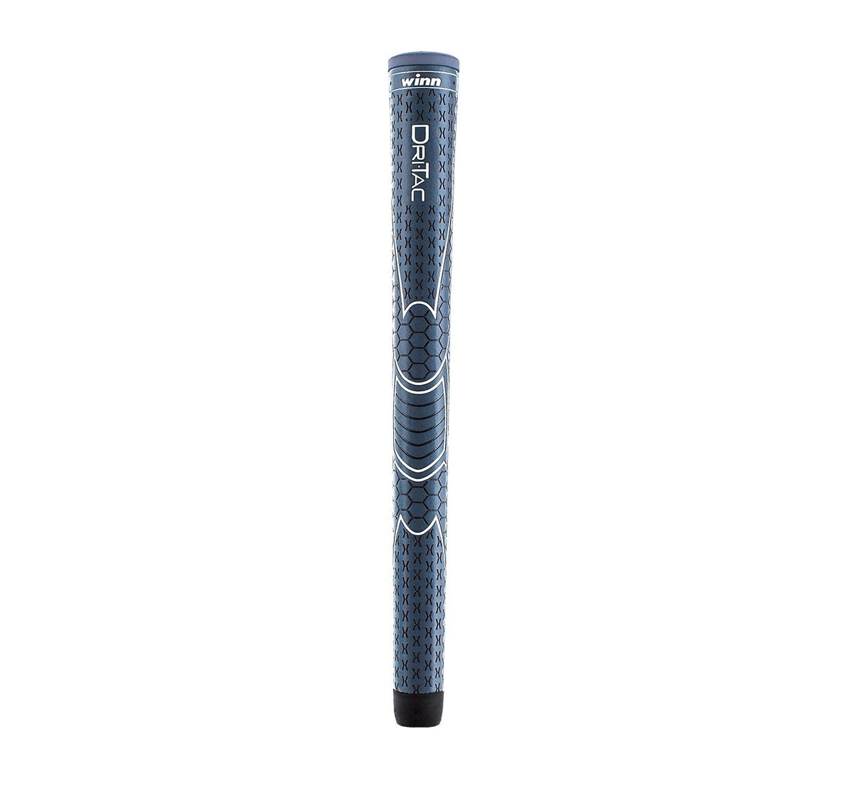 Set of 10 Navy Winn Dri-Tac Midsize Golf Grips - Shock Absorption & Tacky Feel