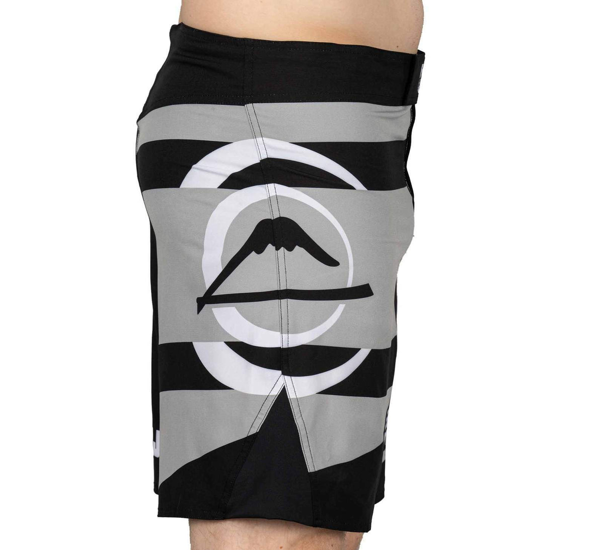 Mens MMA No Gi Grappling Fight Board Shorts - Light Weight Stretch Fabric