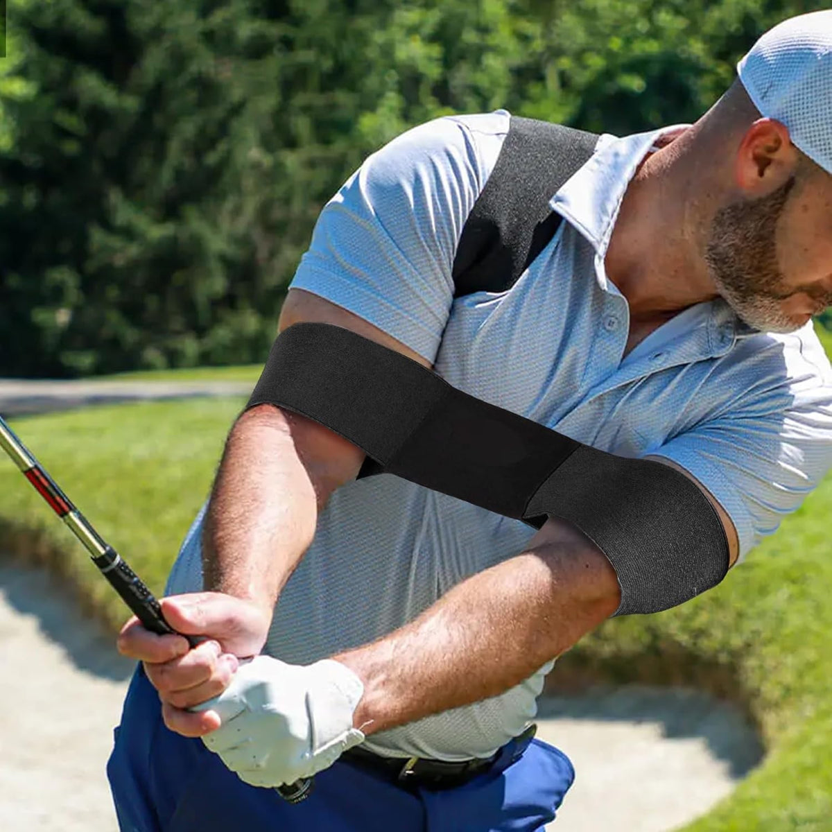 Golf Swing Power Band Training Aid for Improved Accuracy and Distance