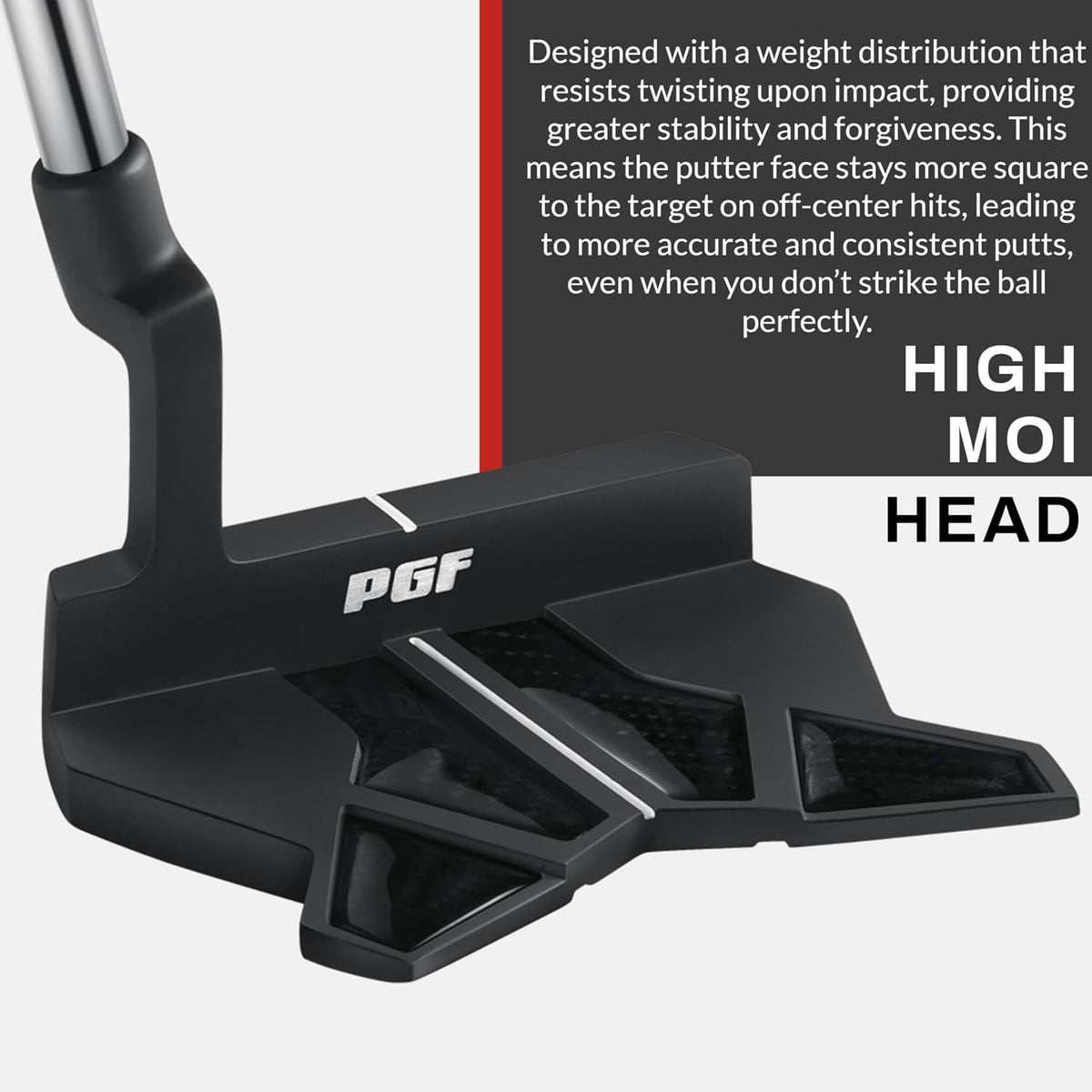 PGF Forged Blade & Mallet Golf Putter - Precision Right-Hand Steel Shaft