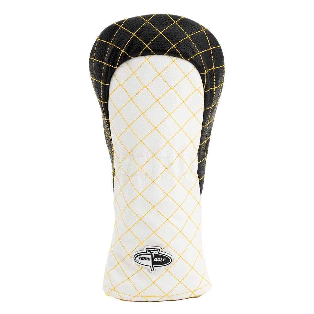 Golf Fairway Wood Head Cover - Pittsburgh Steelers Embroidered Team Logo, Premium Faux Leather
