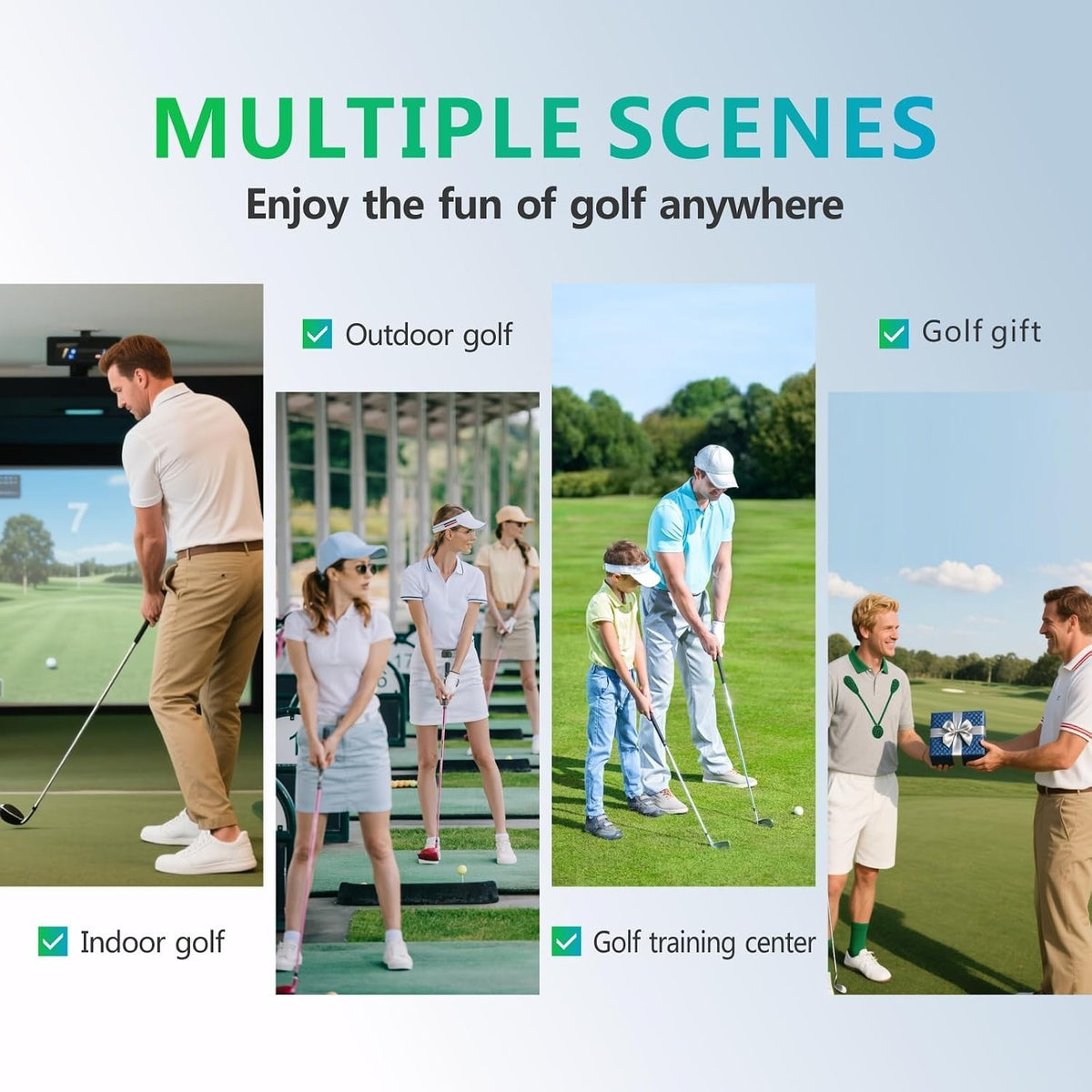 Golf Grip Trainer for Improved Swing & Grip Strength - Portable & Anti-slip