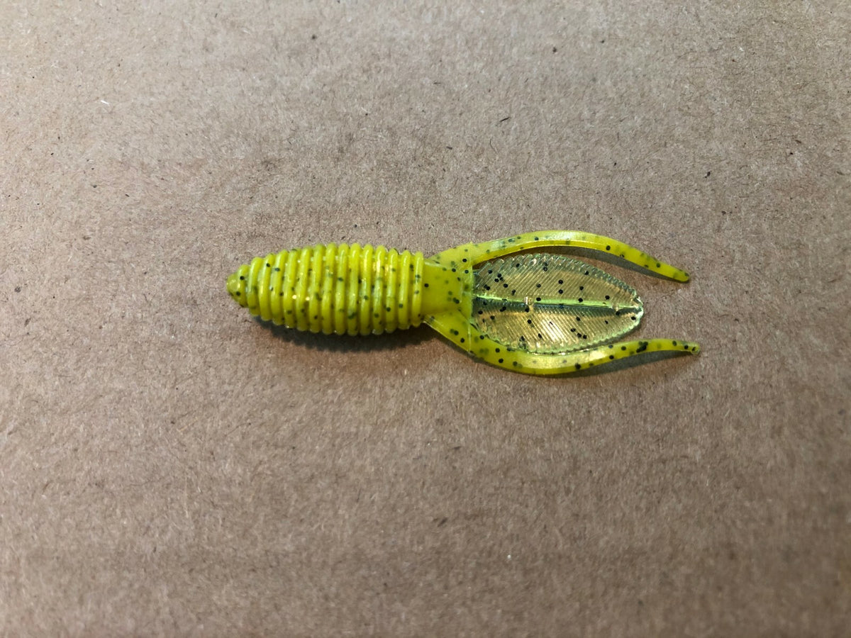 2-Inch Crappie Beaver Tail Soft Plastic Lures 100-Pack for Panfish Fishing