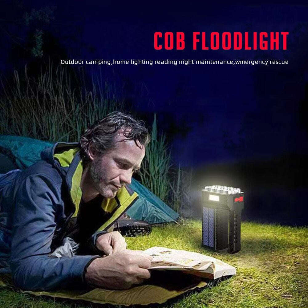 Rechargeable LED Tactical Flashlight 12000000LM USB Outdoor Searchlight