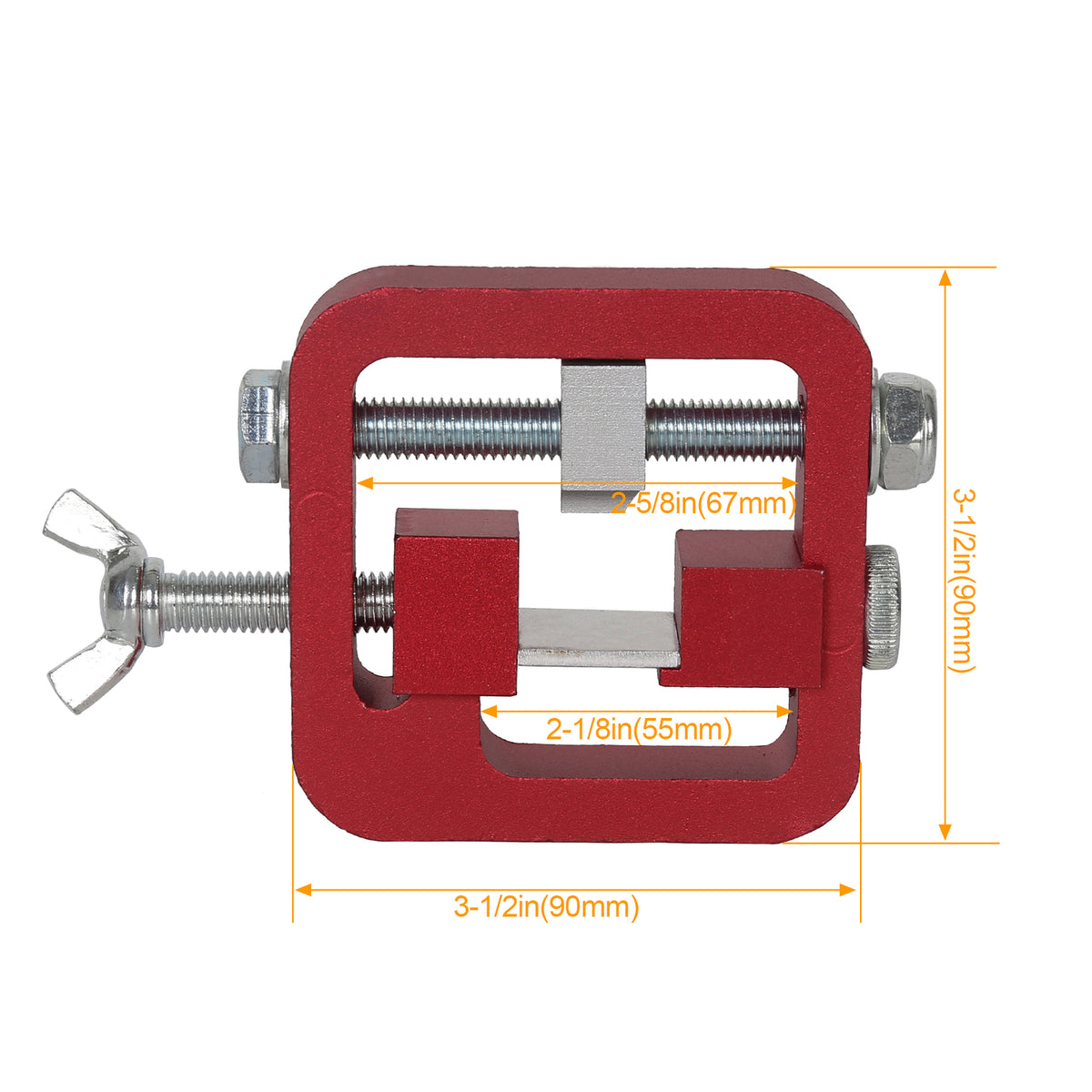 Universal CNC Machined Aluminum Handgun Sight Pusher Tool for Dovetail Adjustment