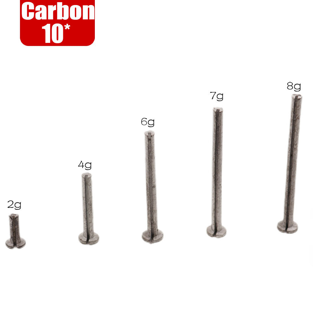 Golf Lead Tip Plug Weights for Graphite Shafts - Multiple Sizes, Pack of 10