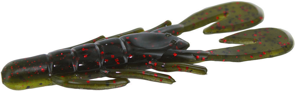Soft Plastic Crawfish Baits 3.5 Inch Fishing Lures 12 Pack - Multiple Colors