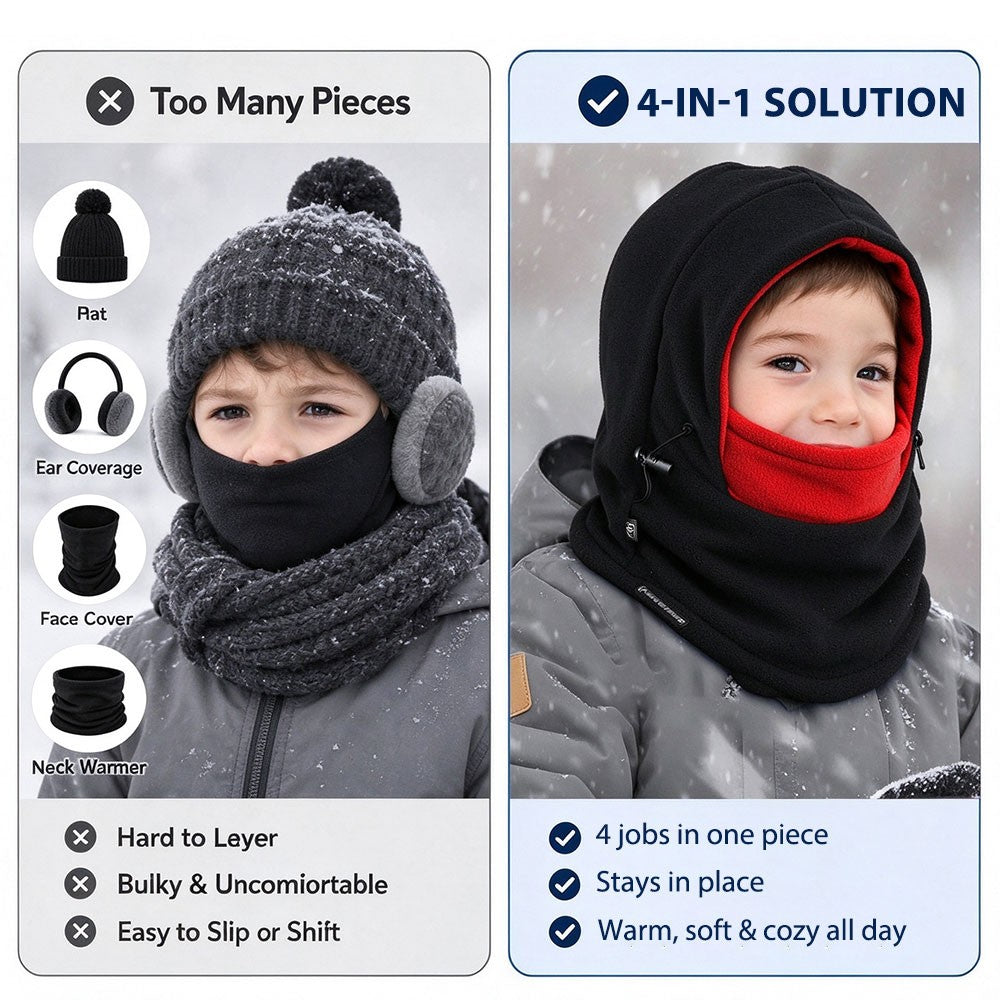 Kids Windproof Balaclava Ski Mask for Children Winter Warm Hat Full Face Cover