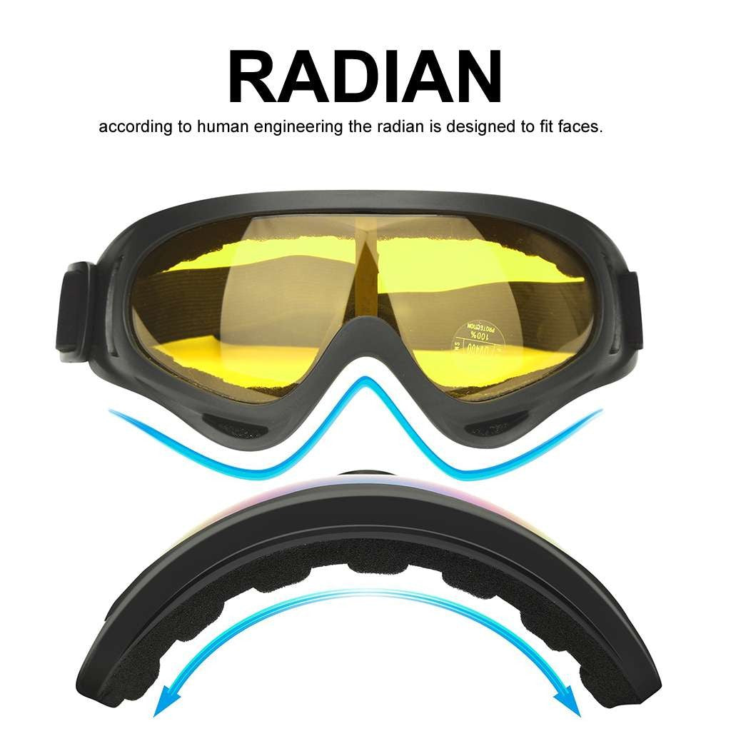 Winter Ski Goggles Anti-Fog UV Snowboard Snowmobile Motorcycle Unisex