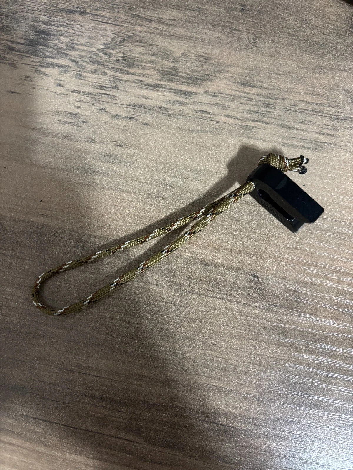 Hunting Saddle Tether Drop Stop Clip - 10-12mm Size, Black or Gray