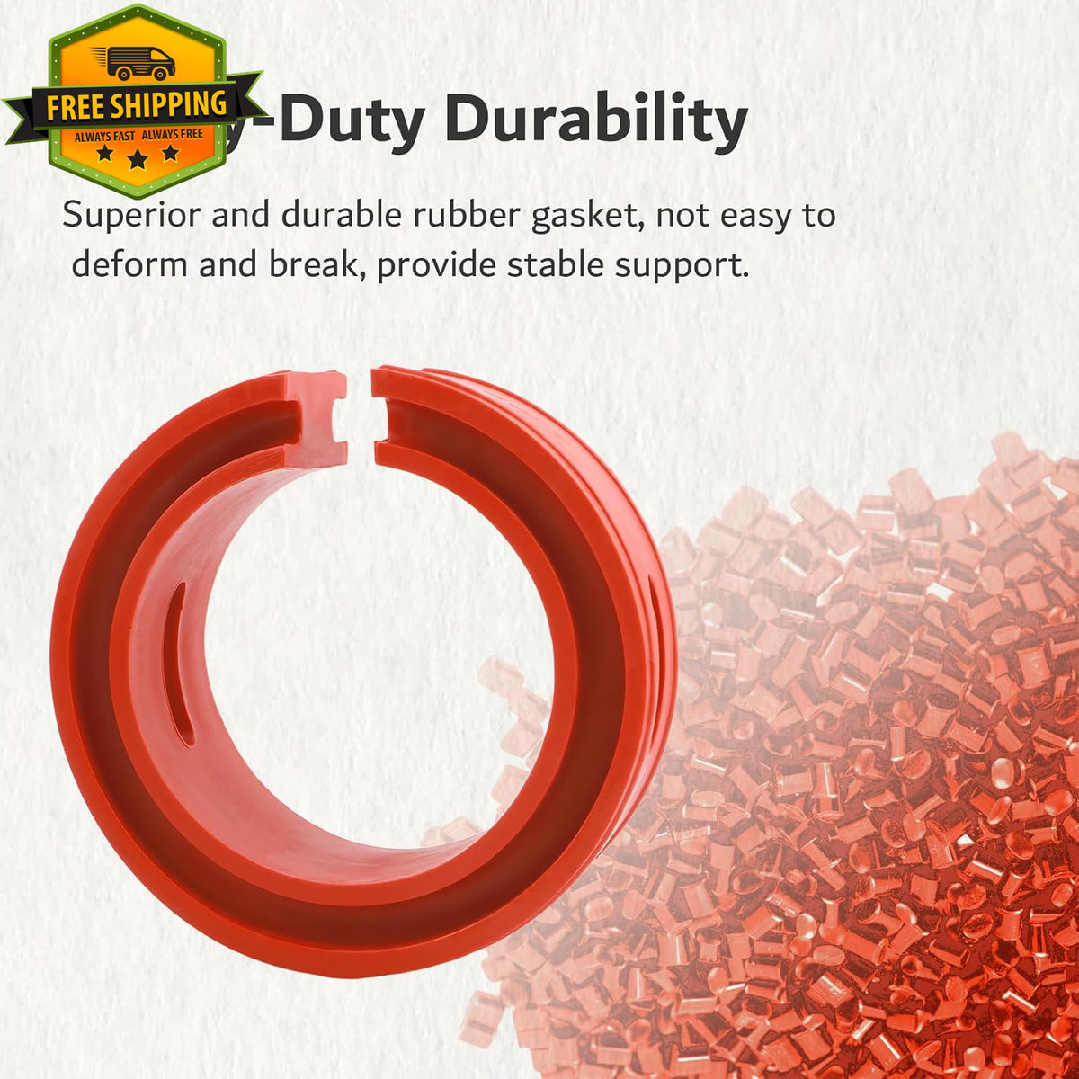 Heavy Duty Coil Spring Spacers 1.45 Inch for Vehicle Rear Suspension - Set of 2
