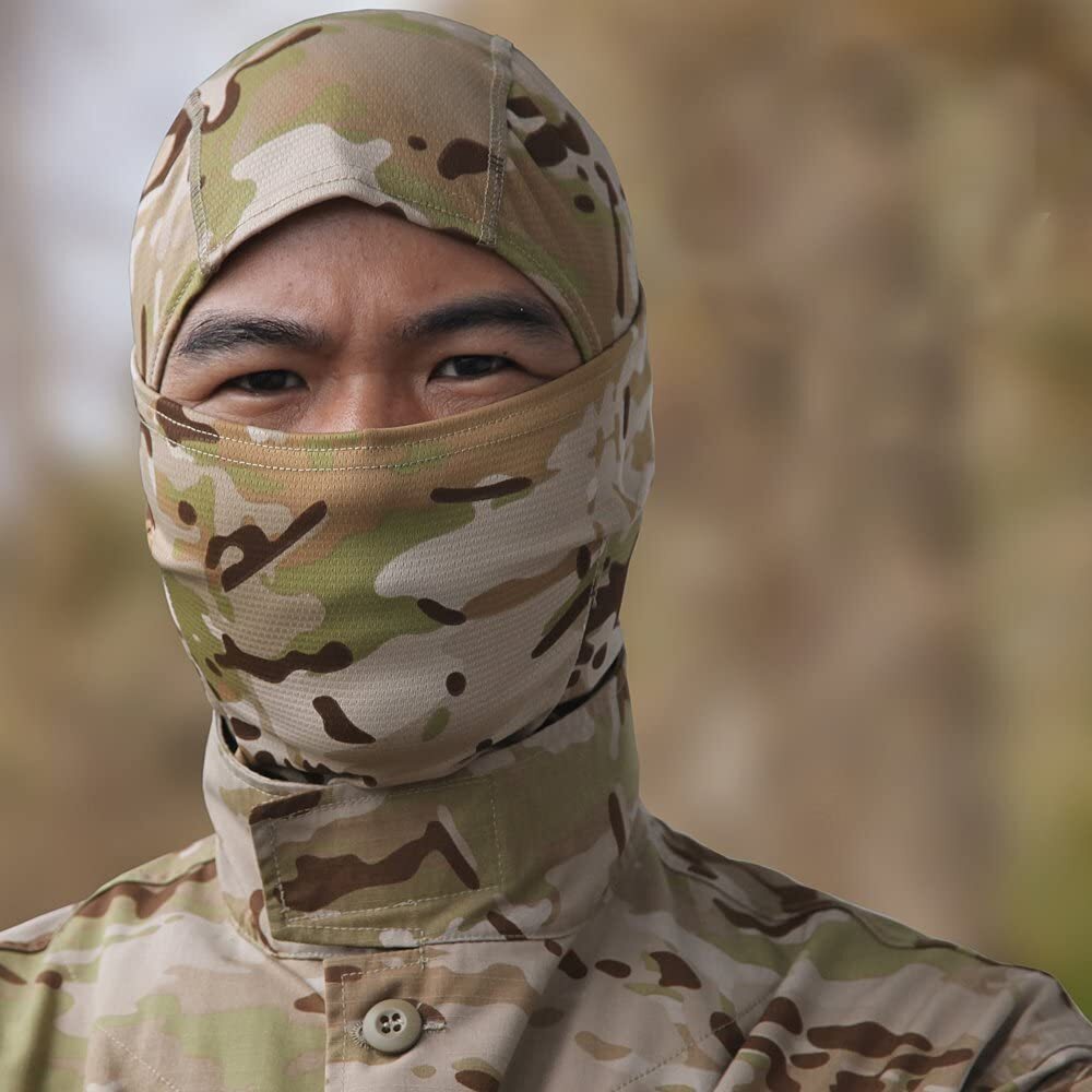 Windproof Tactical Balaclava Hood for Outdoor Sports and Military Use