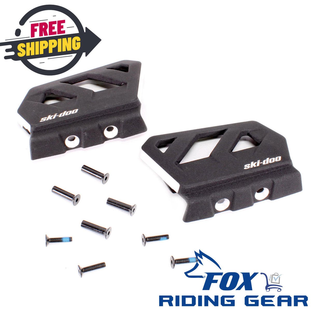 OEM Lateral Footplates for Ski-Doo Snowmobiles Pair - REV Gen4 & Gen5
