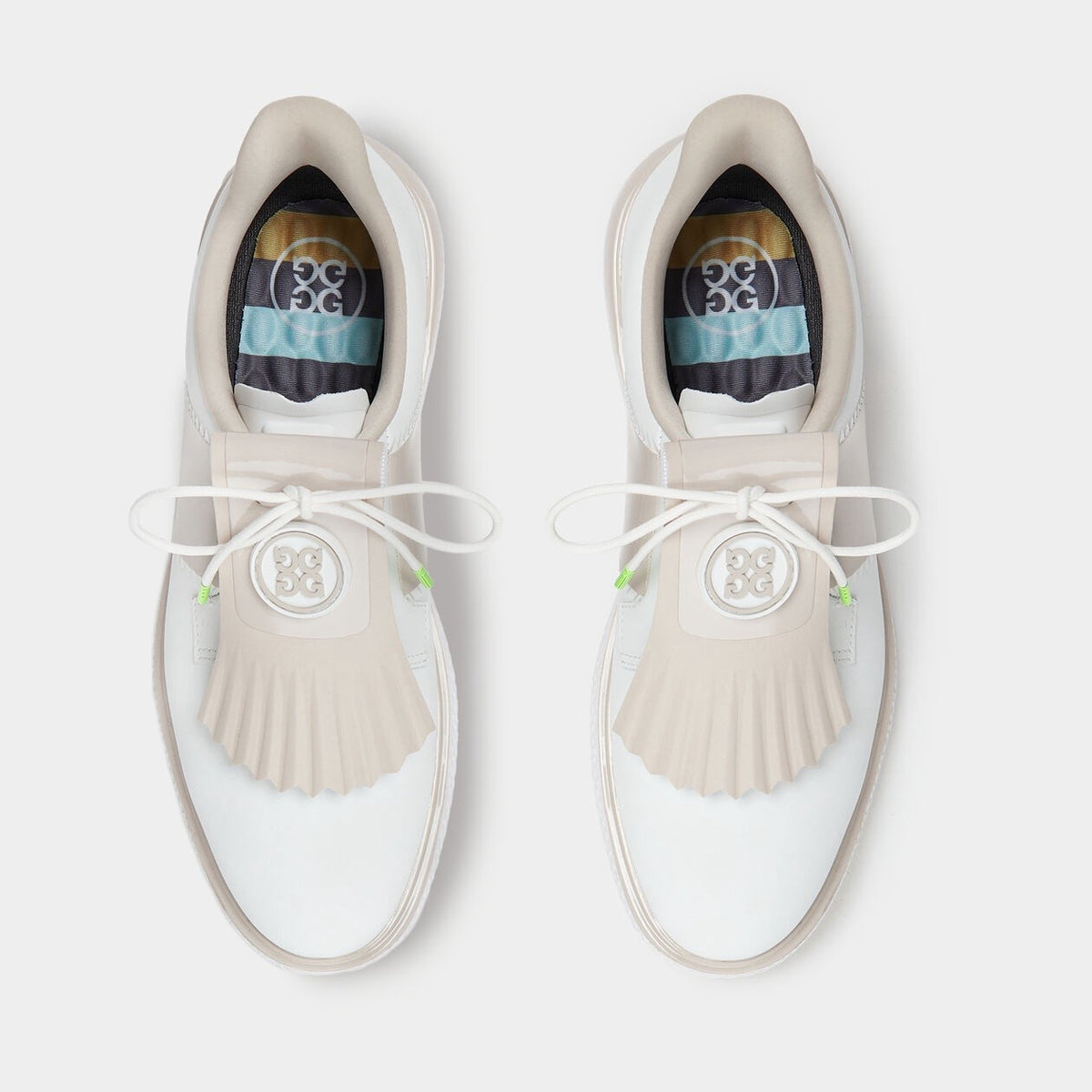 Golf Shoes for Women - Gallivan2R Side Stripe Kiltie Waterproof Performance Footwear