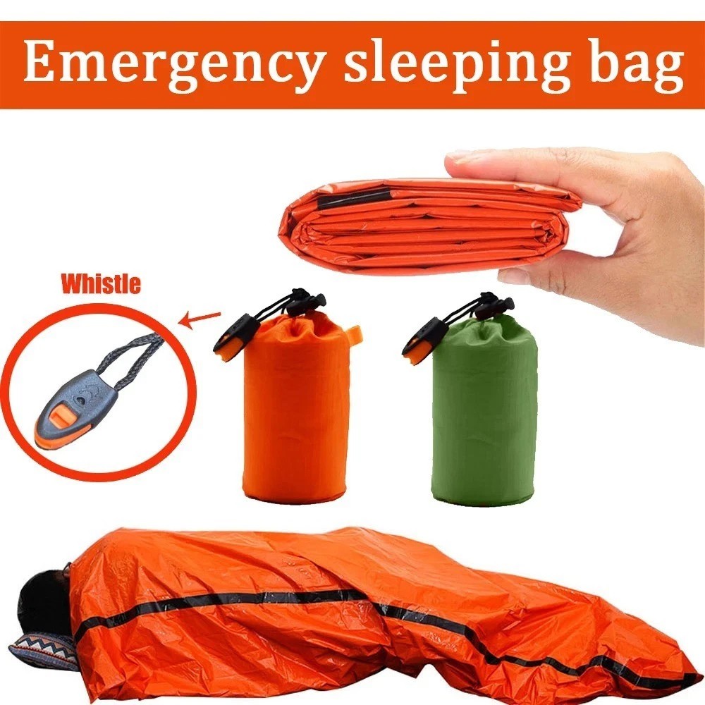 3-Pack Emergency Survival Sleeping Bags Waterproof Thermal Heat Retention