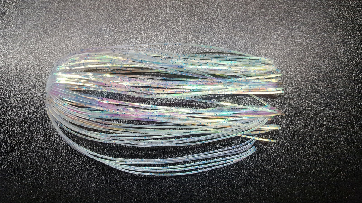 10 Pack Silicone Fishing Skirts 4 Inch for Jigs and Buzzbaits - Multiple Colors