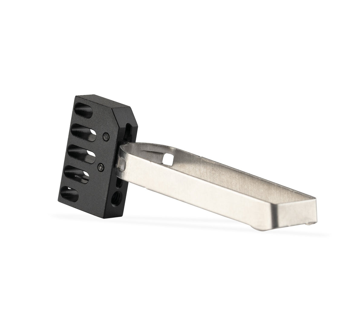 1911 Trigger Shutter Design Flat Aluminum Shoe - Black Anodized